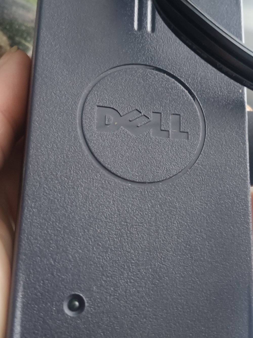 Dell Black Textured Power Adapter with Embossed Logo